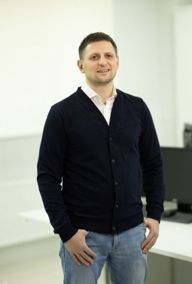 Bluza cu nasturi pentru bărbați, albastru închis