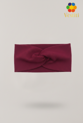 Bentiță pentru cap, bordo