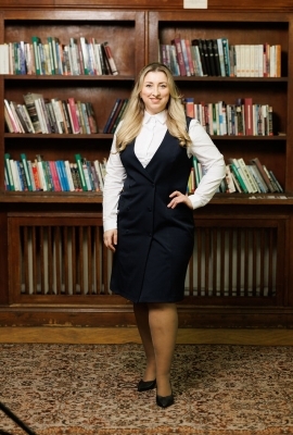 Sarafan, albastru închis