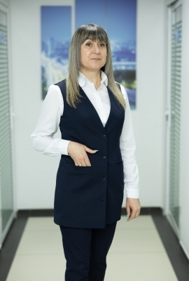 Vestă lungă, albastru închis