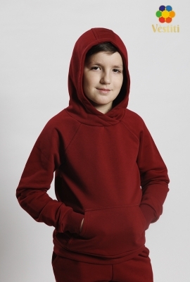 Hanorac cu glugă, 3 fire