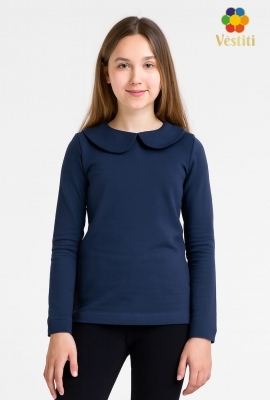 Maletă grafit cu guler franțuzesc