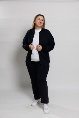 Costum sportiv, albastru închis