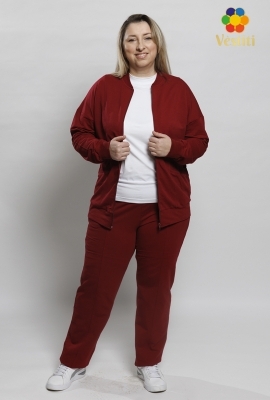 Sports tracksuit, burgundy