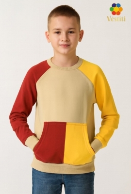 Hanorac fără glugă, 2 fire